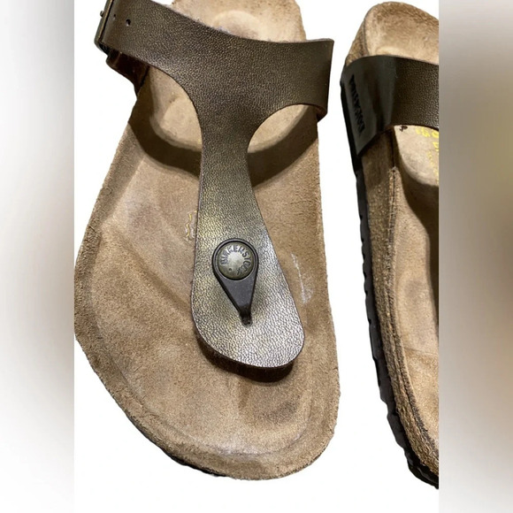 Birkenstock Gizeh Birko-Flor T-Strap Sandals - Picture 4 of 7